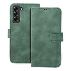 FORCELL Pouzdro Flipové TENDER Book Case pro SAMSUNG Galaxy S21 FE green 5903396228841