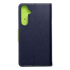 FORCELL Pouzdro Forcell flipové Fancy Book pro SAMSUNG A55 navy / lime