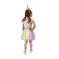 Rappa Dětský kostým tutu sukně jednorožec s čelenkou
