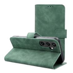 FORCELL Pouzdro Flipové TENDER Book Case pro SAMSUNG Galaxy S23 FE green 5903396227257