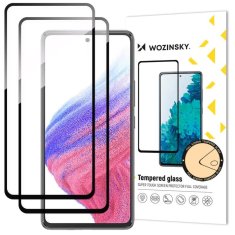 WOZINSKY výhodná sada 2ks Wozinsky 5D Full Glue (case friendly) tvrzené sklo pro Samsung Galaxy A54 5G černé 5907769309175