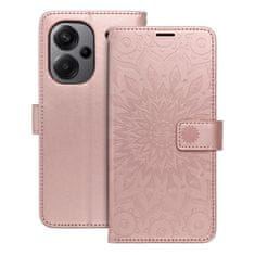 FORCELL Pouzdro Forcell flipové MEZZO Book XIAOMI Redmi NOTE 13 PRO Plus 5G mandala , růžová gold