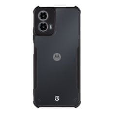 Tactical Zadní kryt Quantum Stealth pro Motorola Moto G34 5G Clear-Black