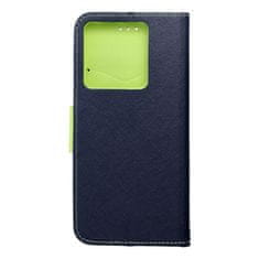 FORCELL Pouzdro Forcell flipové Fancy Book pro XIAOMI Redmi NOTE 13 PRO 5G navy / lime