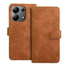 FORCELL Pouzdro Forcell Flipové TENDER Book Case pro XIAOMI Redmi NOTE 13 4G brown