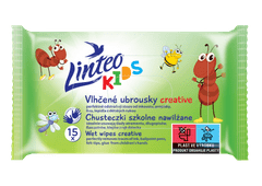 LINTEO Linteo vlhčené ubrousky Kids Creative 15ks