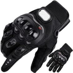 Trizand Motocyklové rukavice XL, černé, nylonové, 23 x 11,5 cm