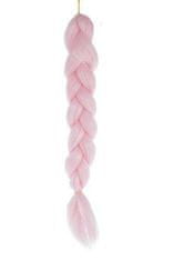 Soulima Syntetické copánky do vlasů, růžové, délka 60 cm, odolné vůči UV záření a vysokým teplotám
