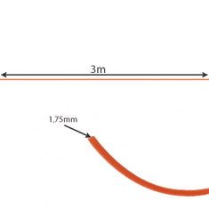 Maaleo Sada 30 PLA 3D Filamentů, Různé Barvy, Délka 3m, Průměr 1.75mm