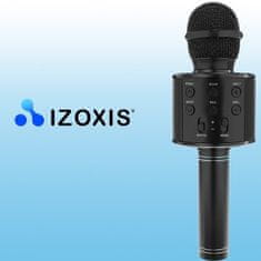 Izoxis Multifunkční Karaoke Mikrofon s Reproduktorem, Černý, Bluetooth 4.0, Vestavěná Baterie 1200mAh