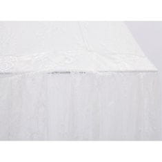 Flor de Cristal Velký Tylový Baldachýn, Bílý, Průměr 50 cm x 270 cm, s Montážní Sadou