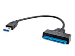 Izoxis Adaptér USB na SATA 3.0 s moderním chipsetem, LED indikací a Plug & Play systémem, kompatibilní s Windows/MAC OS/Linux