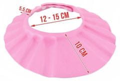 Kruzzel Dětský koupací okraj - Růžový, Obvod 13-15 cm, Hmotnost 20 g