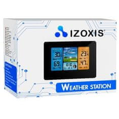 Izoxis Meteorologická stanice 22452 s externím snímačem, velkým LCD displejem a dosahem senzoru 60 m