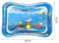 Kruzzel Nafukovací vodní podložka pro děti s barevnými zvířátky, vícebarevná, PVC, 60x45 cm