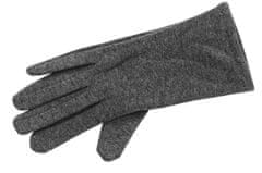 Trizand Dotykové rukavice R6412 - šedé, polyester a bavlna, 24x10 cm