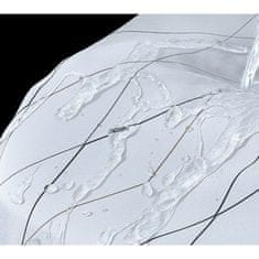 Flor de Cristal Sprchový závěs 3D vzor, voděodolný polyester, 180x200 cm, balení obsahuje háčky