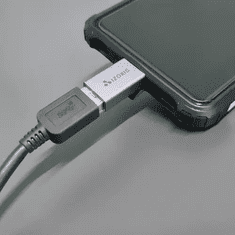 Izoxis Adaptér USB 3.0 na USB-C, Plug & Play, hliník/nylon/PVC, 3/0.7/1.5 cm
