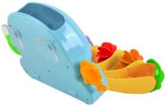 Iso Trade Vícebarevná koupací hračka - skluzavka s chobotnicí, vodopádem a mobilními prvky, 27x5.5x30 cm