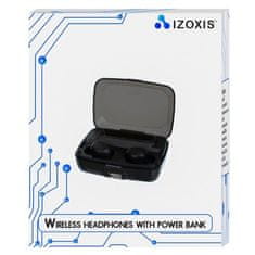 Izoxis Bezdrátová Bluetooth LCD Sluchátka s Powerbankou 2200mAh, Dosah 10m, Doba přehrávání hudby 6h