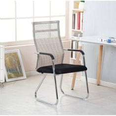 Flor de Cristal Univerzální židle KO20CZSZ, kovový rám, měkká houba, plastová tkanina, 48x48 cm