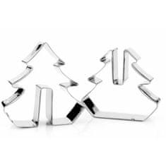 Ruhhy Vánoční vyřezávací sada - 22015, nerezová ocel, stříbrná, 8 kusů