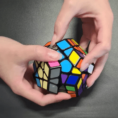 Kruzzel Vzdělávací Logická Hra Kostka-Dvanáctstěn, Vícebarevný Plast, 7.5x9x8 cm