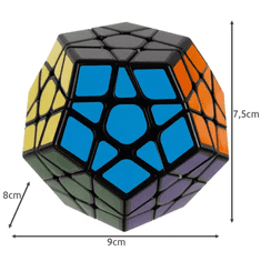Kruzzel Vzdělávací Logická Hra Kostka-Dvanáctstěn, Vícebarevný Plast, 7.5x9x8 cm