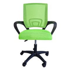 Flor de Cristal Otočná kancelářská židle s mikromřížkou, maximální zatížení 120 kg, výška sedadla 40-50 cm, rozměry 50x51x25 cm