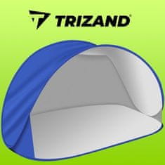 Trizand Samorozkládací Plážový Stan s UV Ochrana 30+, Polyester, Rozměry 150x100x80 cm