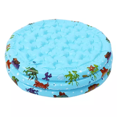 Kruzzel Nafukovací dětský bazén 20932, modrá/vícebarevná, PVC, 80x30 cm