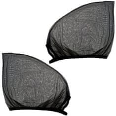 Xtrobb Sluneční clona na čelní sklo 21165, černá, nylon, 50-70 x 50-110 cm