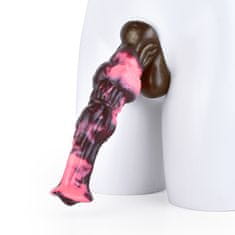 Xcock Dlouhé silikonové dildo s varlaty, velké, přísavka