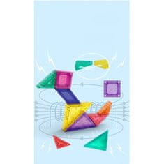 WOOPIE Woopie Tangram Stavebnice Magnetické 3D Puzzle