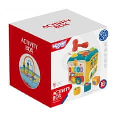 WOOPIE Woopie Baby Multifunkční Kostka Montessori Aktivity 6V1 - 18M+