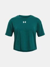 Under Armour Tričko UA CROP SPORTSTYLE LOGO SS-BLU M