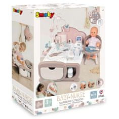 Smoby Smoby Baby Nurse Elektronický Velký Koutek Chůvy Pro Panenku 19 Doplňků