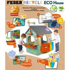 Feber Feber Domek Ogrodowy Recycle Eco Segregacja Odpadów Zielona Energia