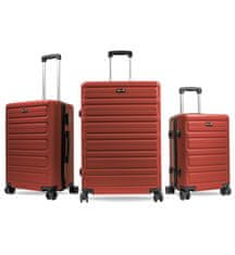 Aga Travel Sada cestovních kufrů MR4657 Červená