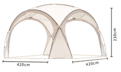 Penzo Penzo zahradní přístřešek Marti light 4,2 x 4,2 m