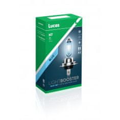 Lucas Autožárovky 12V H7 55W - Lucas LightBooster +50% Blue vyšší svítivost / xenonový efekt 2ks