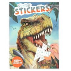 Dino World  Number Stickers, 350+ samolepek