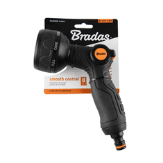 Bradas Postřikovač zahradní na hadici - 8 funkcí, SMOOTH CONTROL BLACK LINE BR-ECO-2054