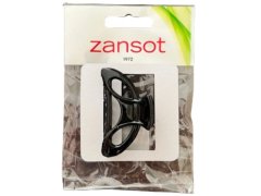ZANSOT Zansot Sponka na vlasy Oval Classic Medium 6 cm, lesklá černá