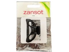 ZANSOT Zansot Sponka na vlasy Oval Classic Medium 6 cm, matná černá