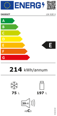 Indesit chladnička LI6 S2E X + záruka 10 let na kompresor