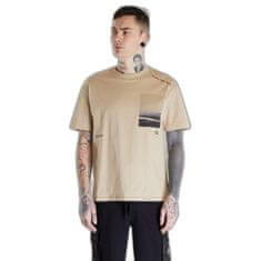 Calvin Klein Tričko Jeans Serenity Back Graphic Beige S S Béžová