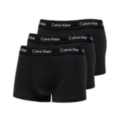 Calvin Klein Boxerky 3 Pack Low Rise Trunks Black XL Černá