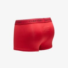 Calvin Klein Boxerky Microfibertretch Wicking Technology Low Rise Trunk 3-Pack Black/ Convoy/ Red Gala M Různobarevný