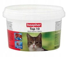 Beaphar Top 10 Cat - Vitamínový Přípravek S Taurinem Pro Kočky 180Tabl.